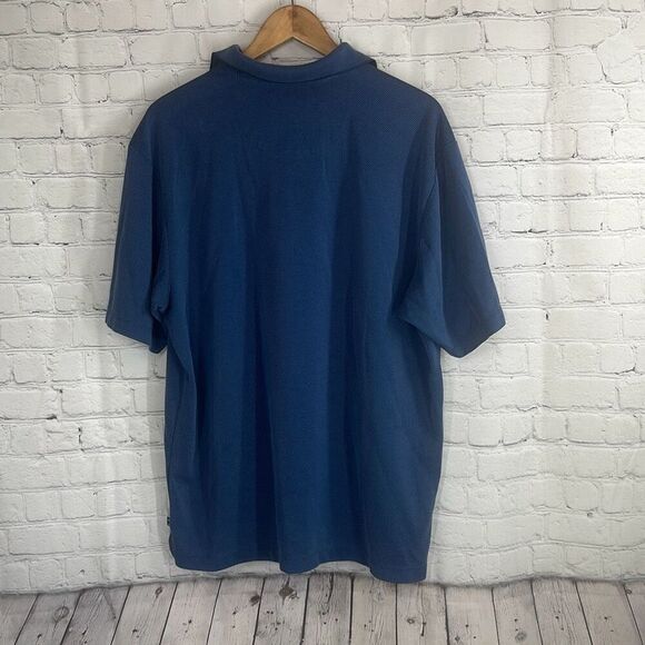 Tommy Bahama Blue Polo Golf Shirt Mens L Large Modal Stretch LOOK - Picture 6 of 9
